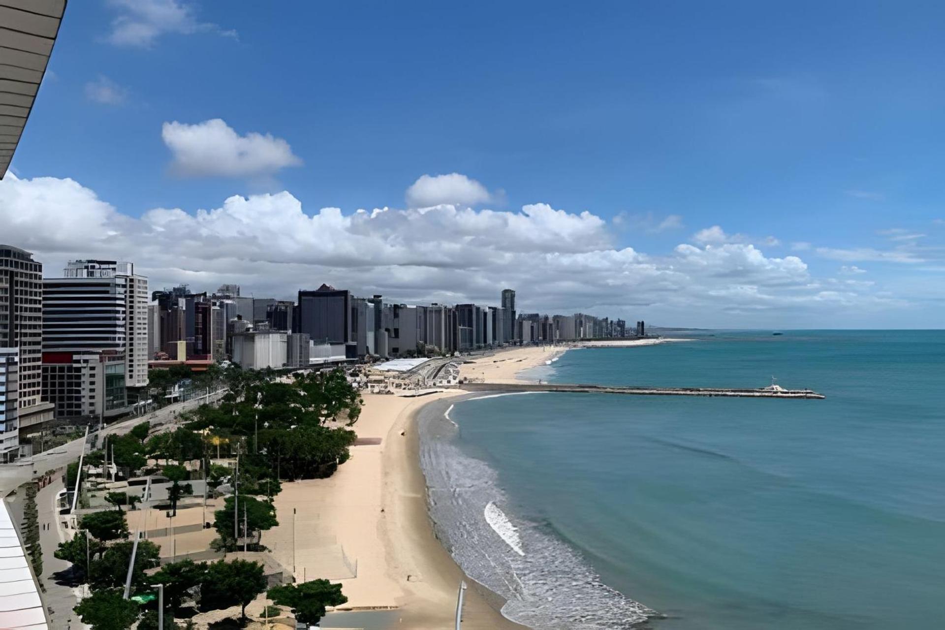 Hosts Br - Flat Frente Mar Na Beira Mar Apartment Fortaleza  Exterior foto